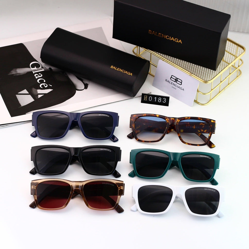 Fashion Square Frame Sunglasses 0183s-sss