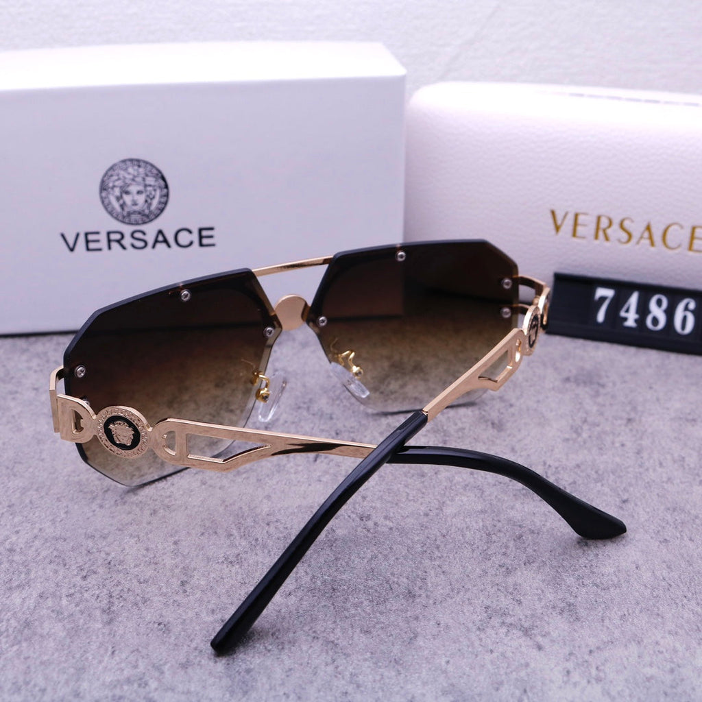 Stylish Medusa Rimless Sunglasses 7486s-sss