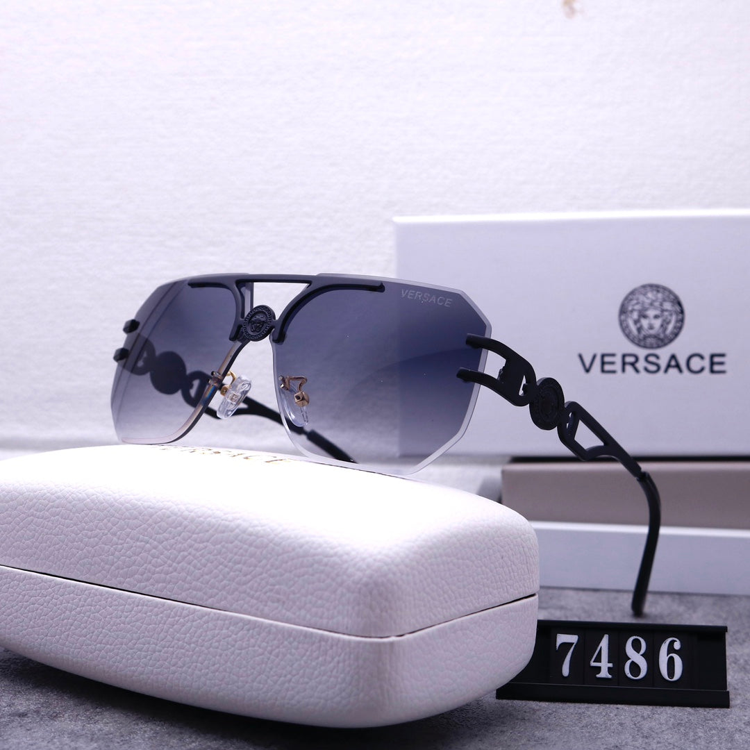 Stylish Medusa Rimless Sunglasses 7486s-sss