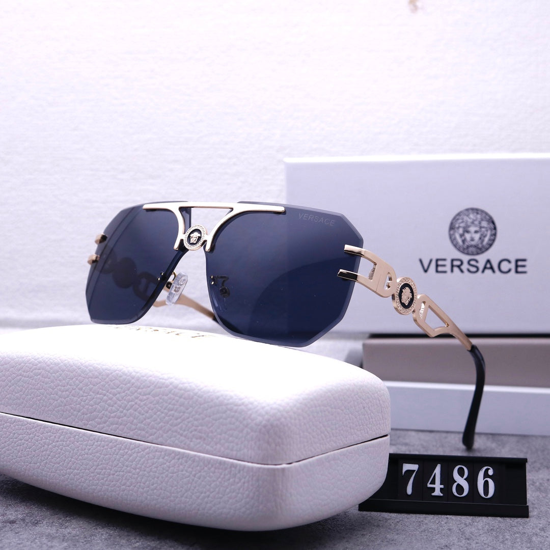 Stylish Medusa Rimless Sunglasses 7486s-sss