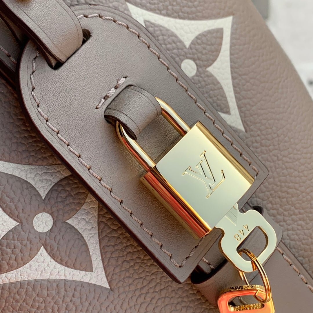LV All In BB bag Gray Monogram Empreinte leather 240980