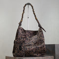 Prada AMALIA Tote Bag 40cm Jacquard Frabic GHW