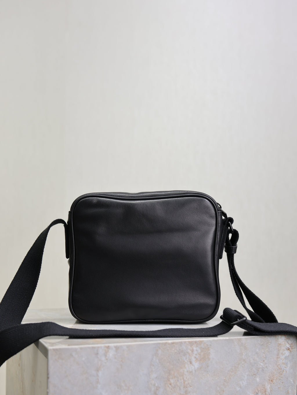 Prada Niki Camera Bag 19.5cm Black Lamskin HW