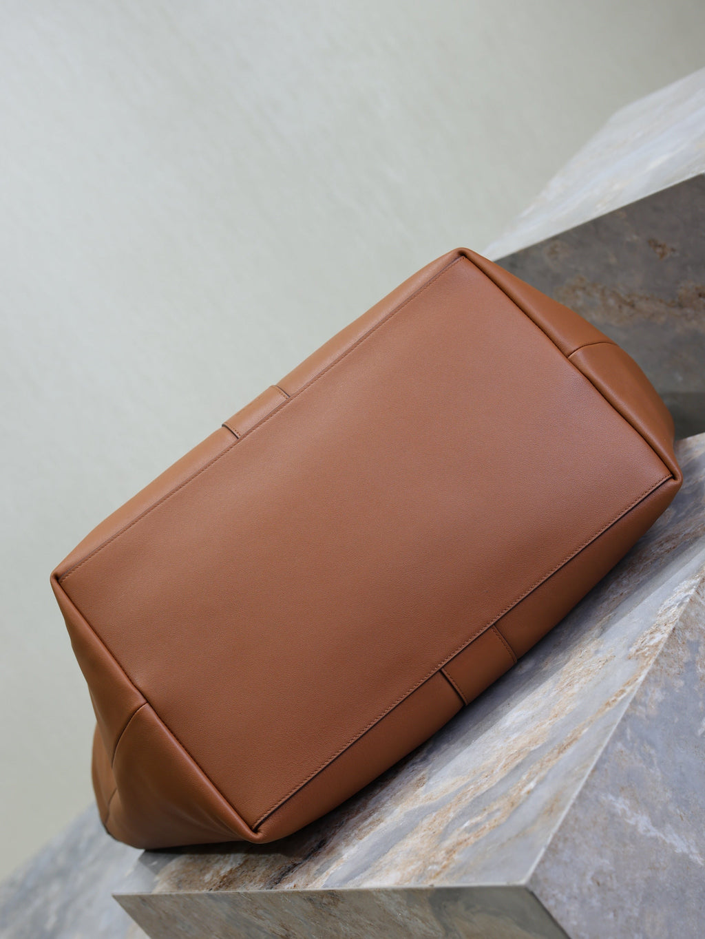 Prada Y Tote Bag Brown Cowhide