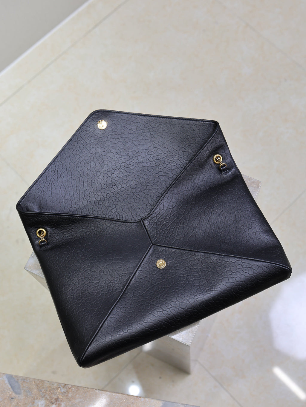 Prada Cassandre XXL Bag 35cm Black Lambskin GHW