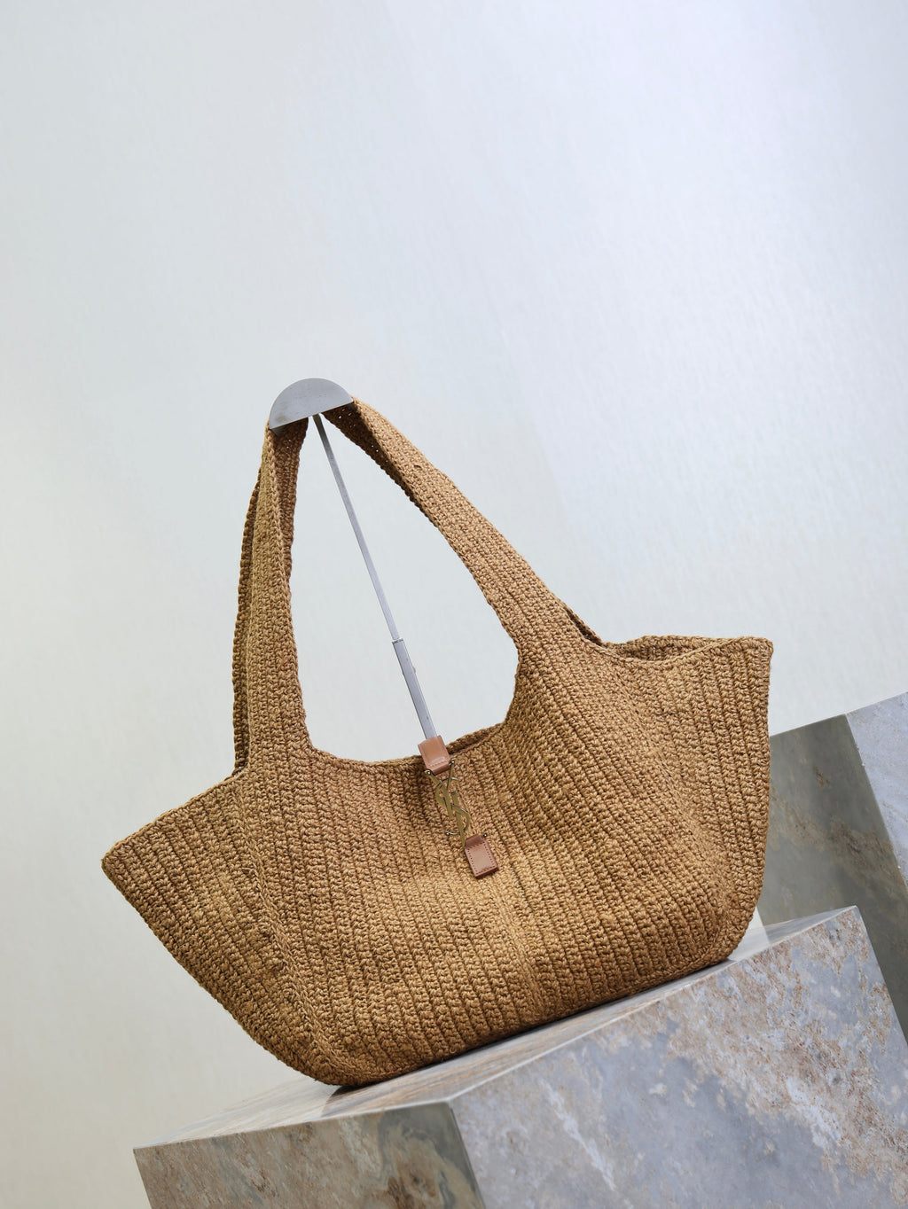 Prada Le 5 À 7 Bea 50cm Brown Rope Woven Leather