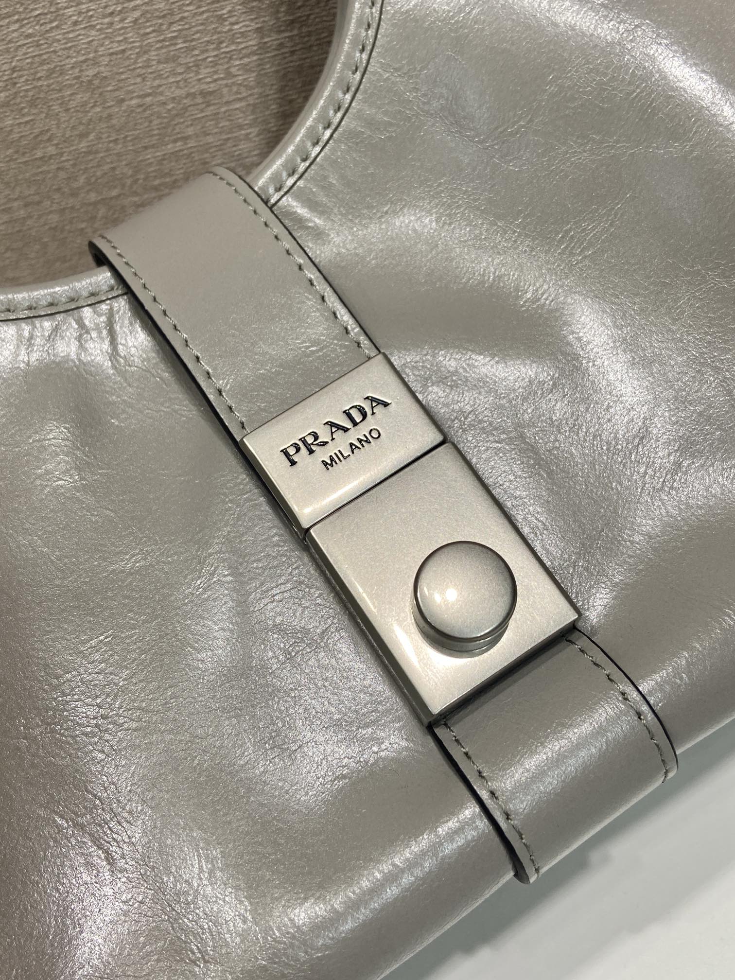 PRA mini catwalk model gray leather and top-grade hardware 339955