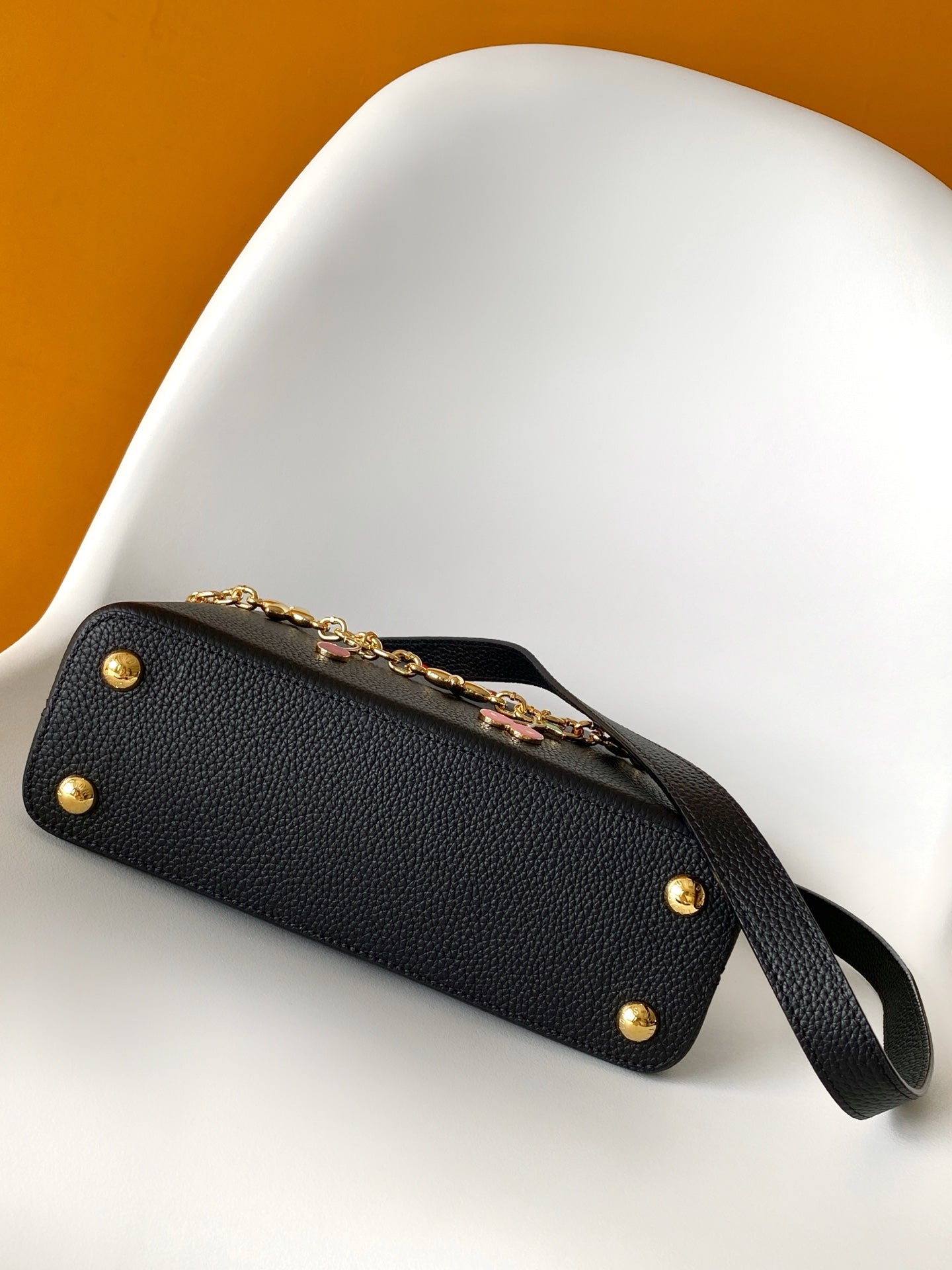 LV x TM Capucines Cheerful Cherry Charms 27 Black Taurillon Leather 268185