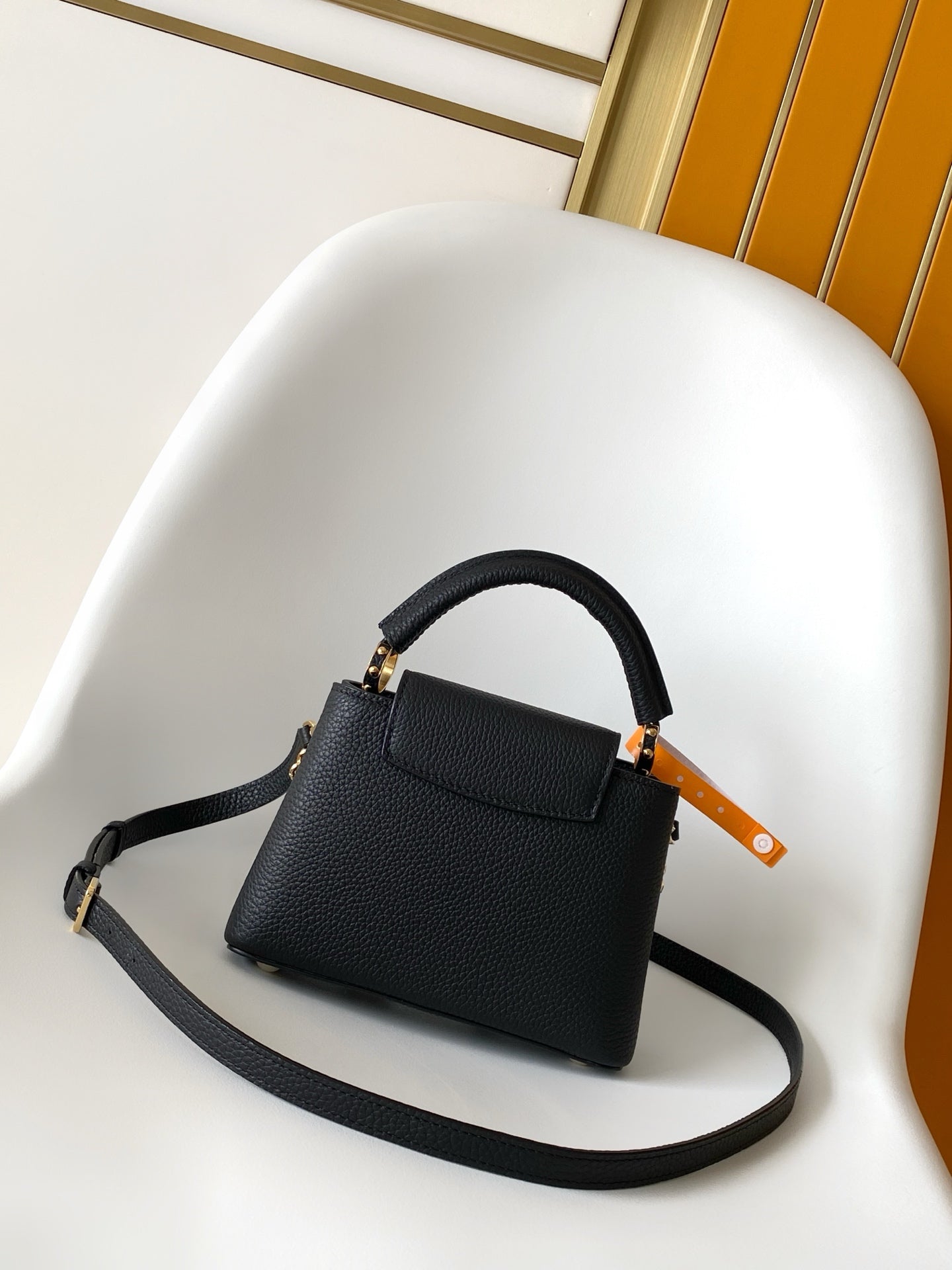 LV x TM Capucines Cheerful Cherry Charms 21 Black Taurillon Leather 268140