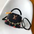 LV x TM Capucines Cheerful Cherry Charms 21 Black Taurillon Leather 268140