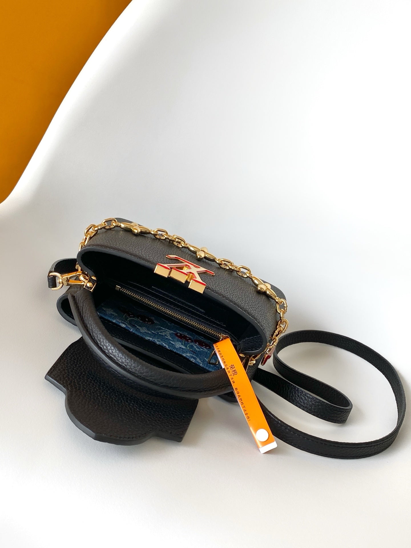 LV x TM Capucines Cheerful Cherry Charms 21 Black Taurillon Leather 268140
