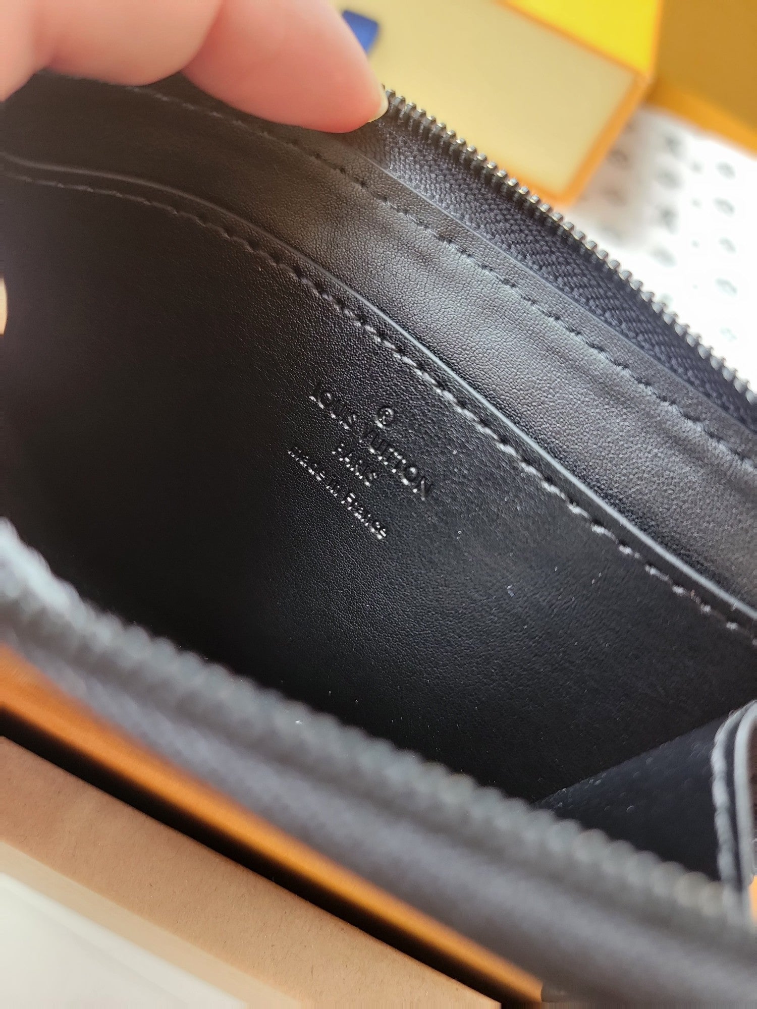 LV Card Holder Trunk Black Monogram Eclipse Canvas