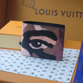 LV M82573 Faces Multiple wallet Brown Monogram Canvas & Cowhide