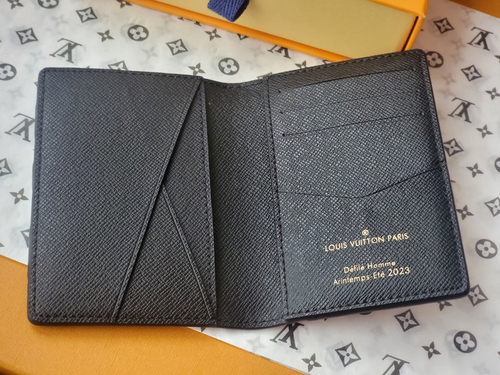 LV M82574 Faces Pocket Organizer Brown Monogram Canvas & Cowhide