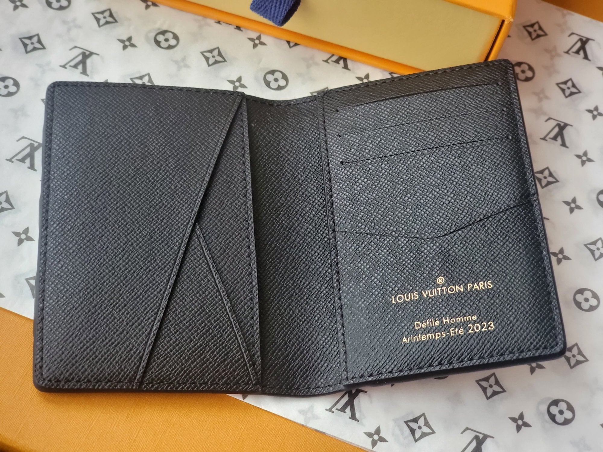 LV M82574 Faces Pocket Organizer Brown Monogram Canvas & Cowhide