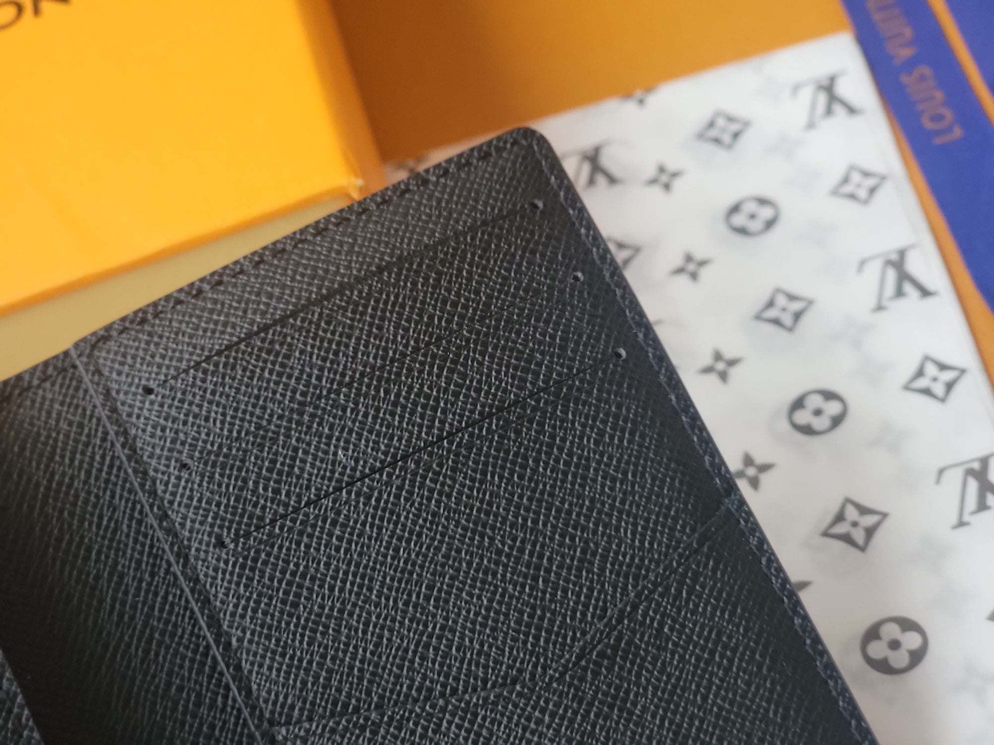 LV M82574 Faces Pocket Organizer Brown Monogram Canvas & Cowhide