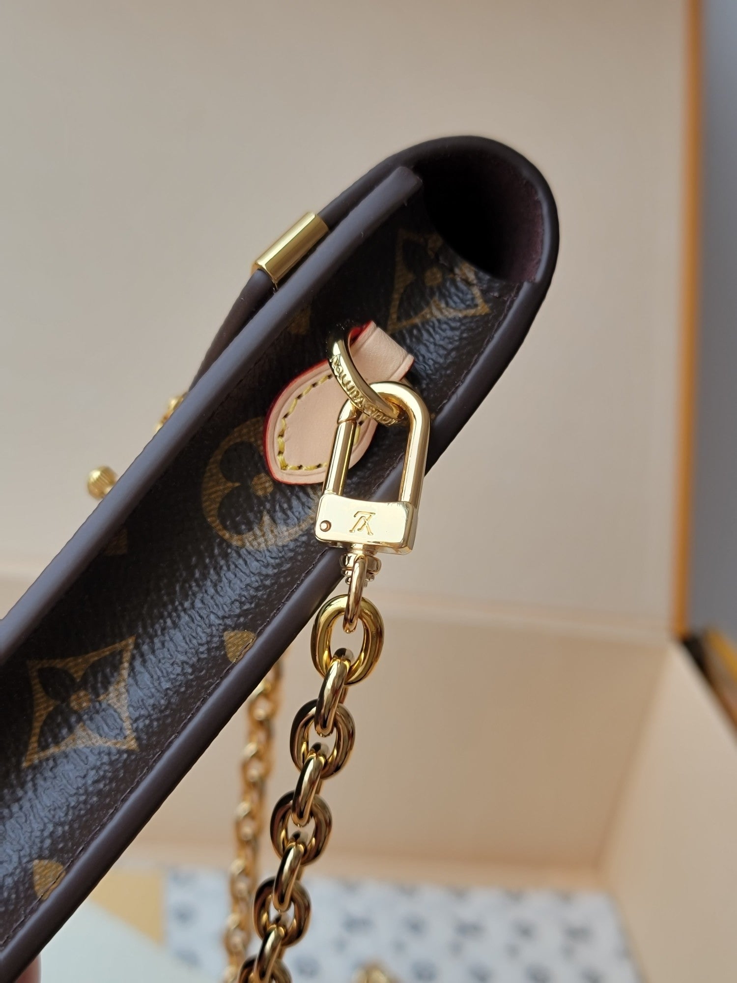 LV Phone Pouch Métis Brown Monogram Canvas GHW