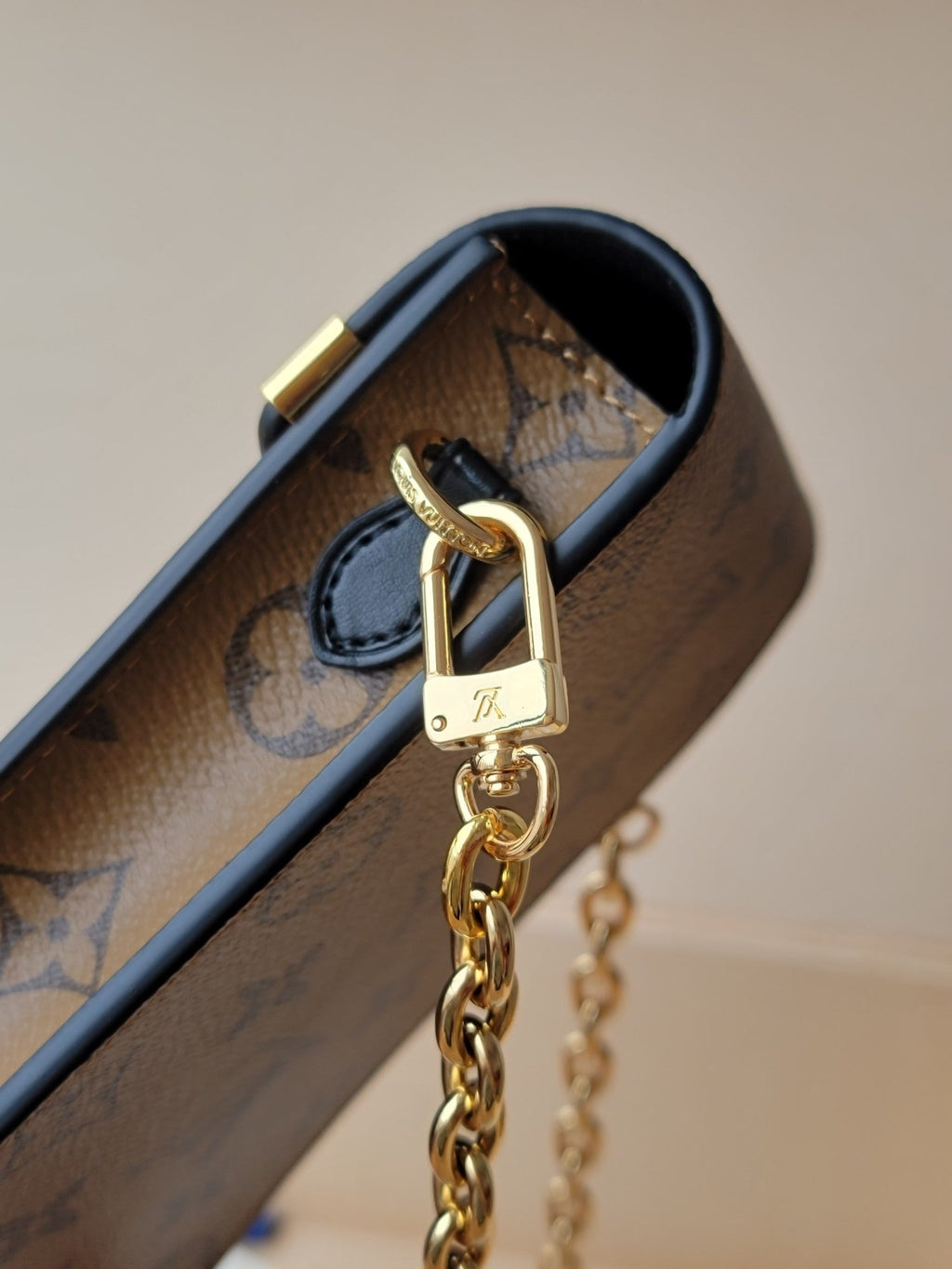 LV Phone Pouch Métis Light Brown Monogram Canvas GHW