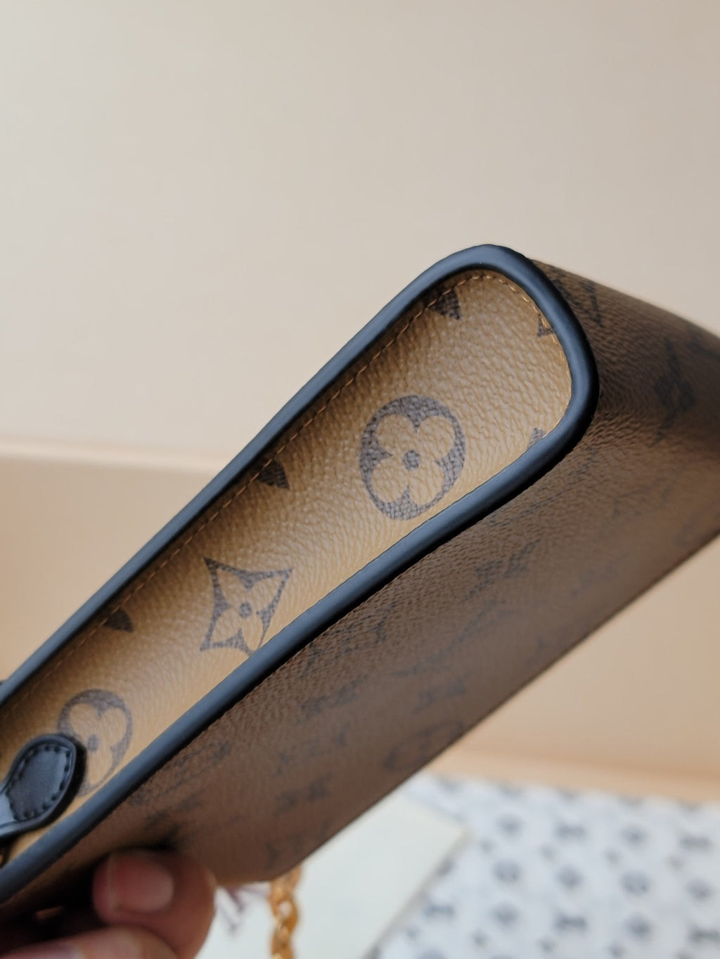 LV Phone Pouch Métis Light Brown Monogram Canvas GHW