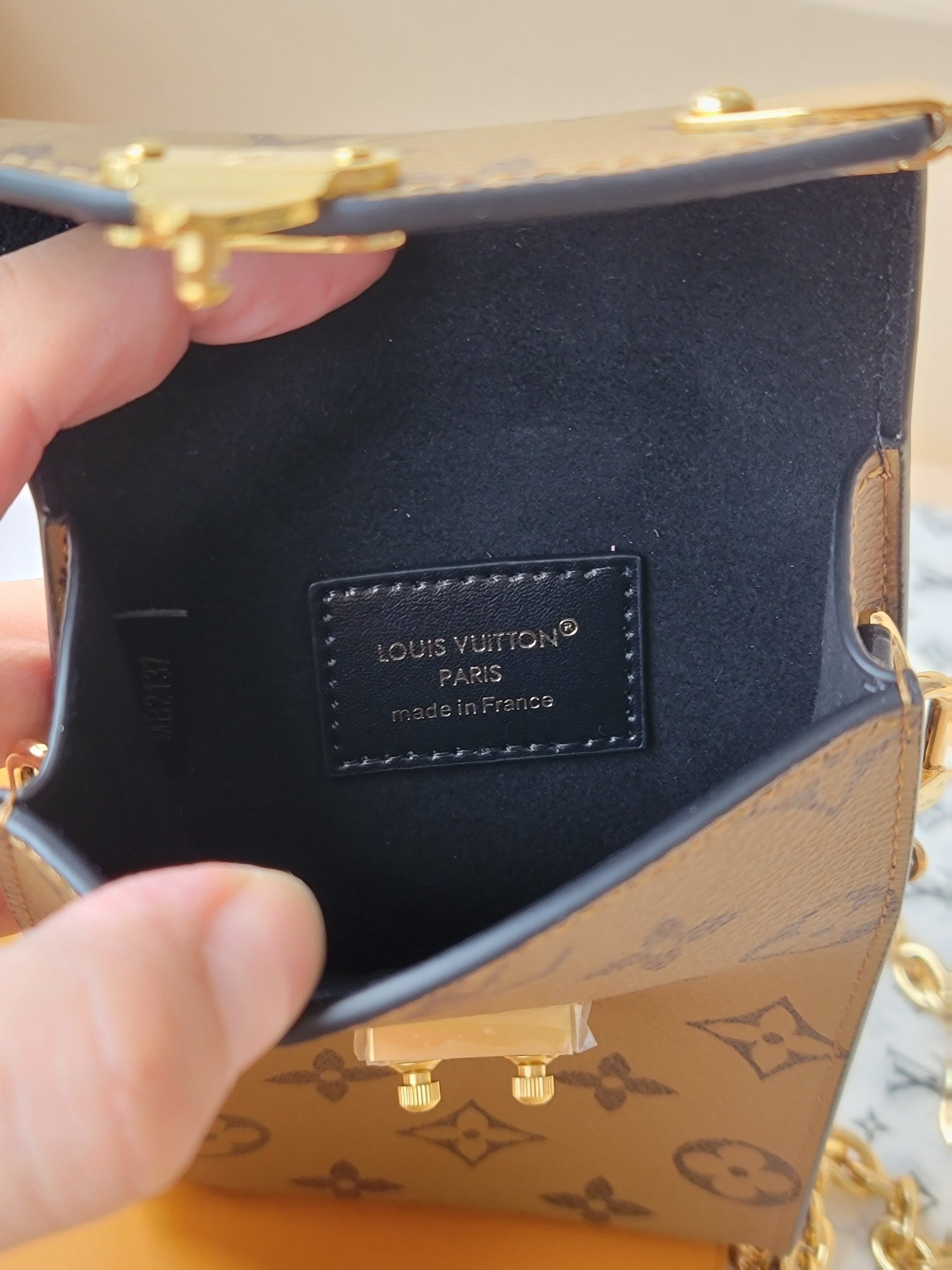 LV Phone Pouch Métis Light Brown Monogram Canvas GHW