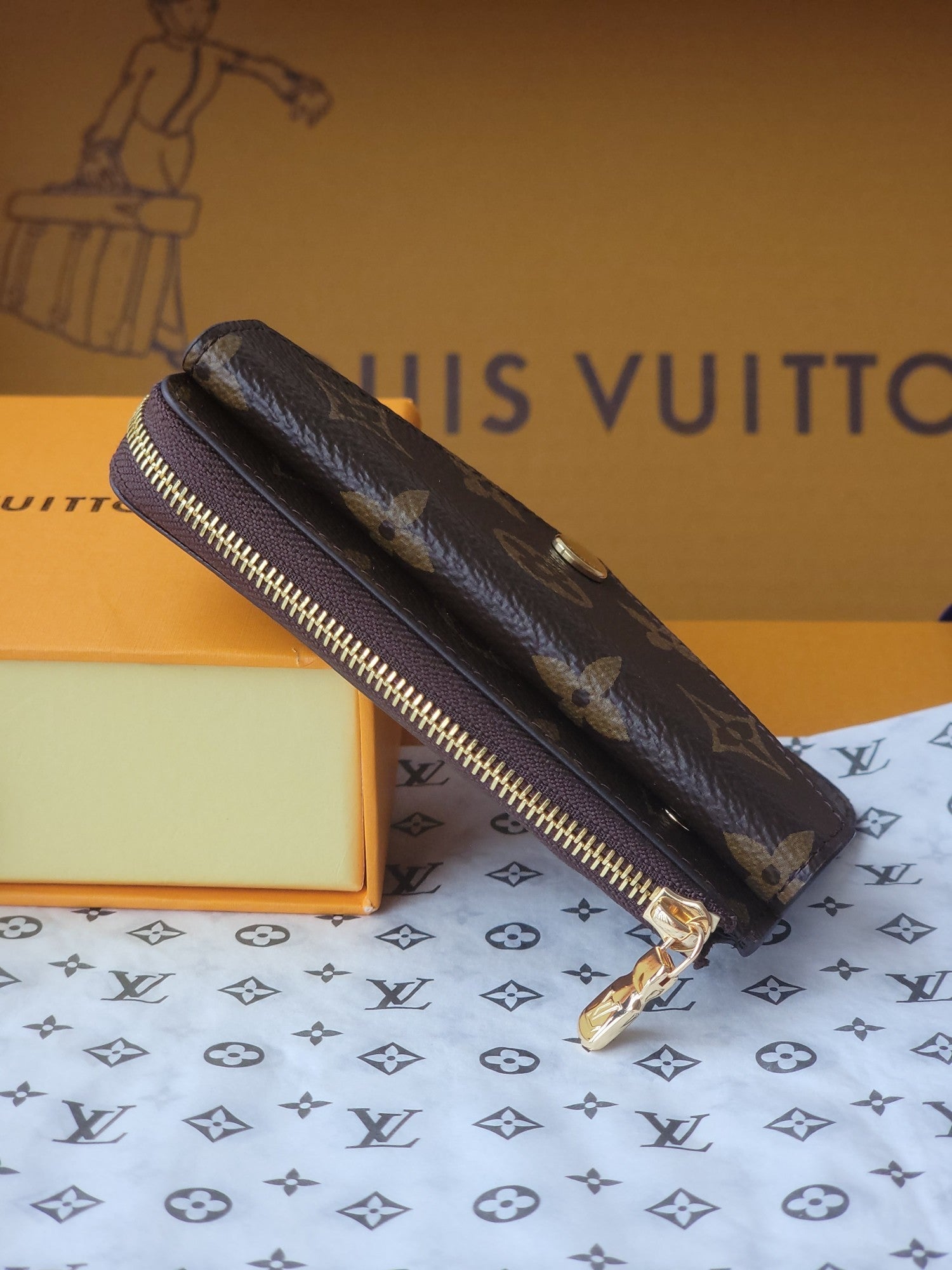 LV Card Holder Recto Verso Brown Monogram Canvas & Cowhide GHW