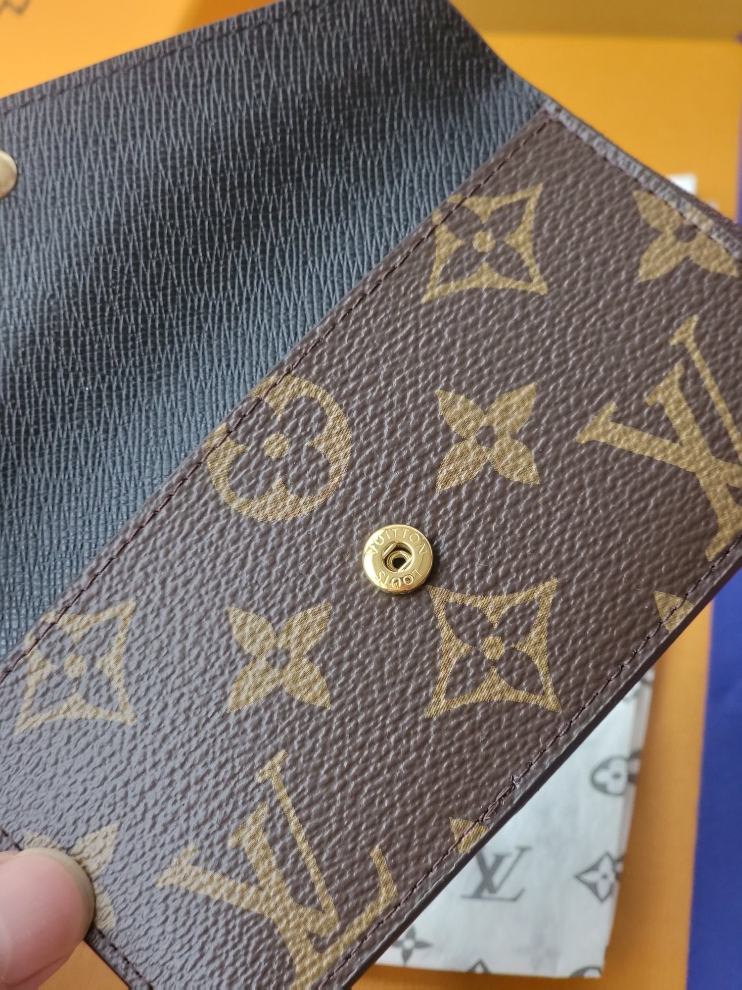 LV Card Holder Recto Verso Brown Monogram Canvas & Cowhide GHW