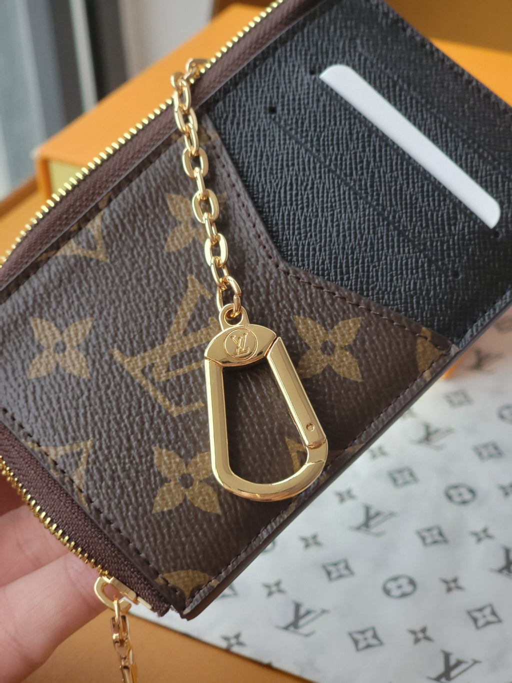 LV Card Holder Recto Verso Brown Monogram Canvas & Cowhide GHW