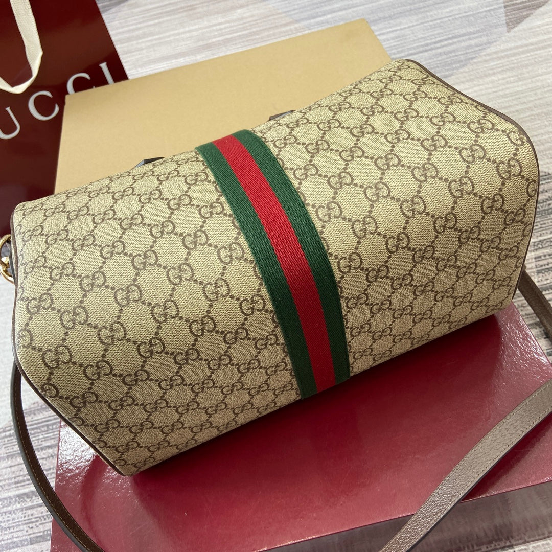 GG Ophidia Bag 31cm Canvas leather 339618