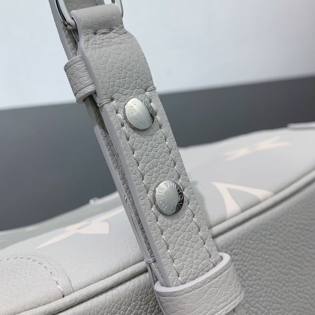 LV Boulogne Brume Gray Monogram Cowhide 205491