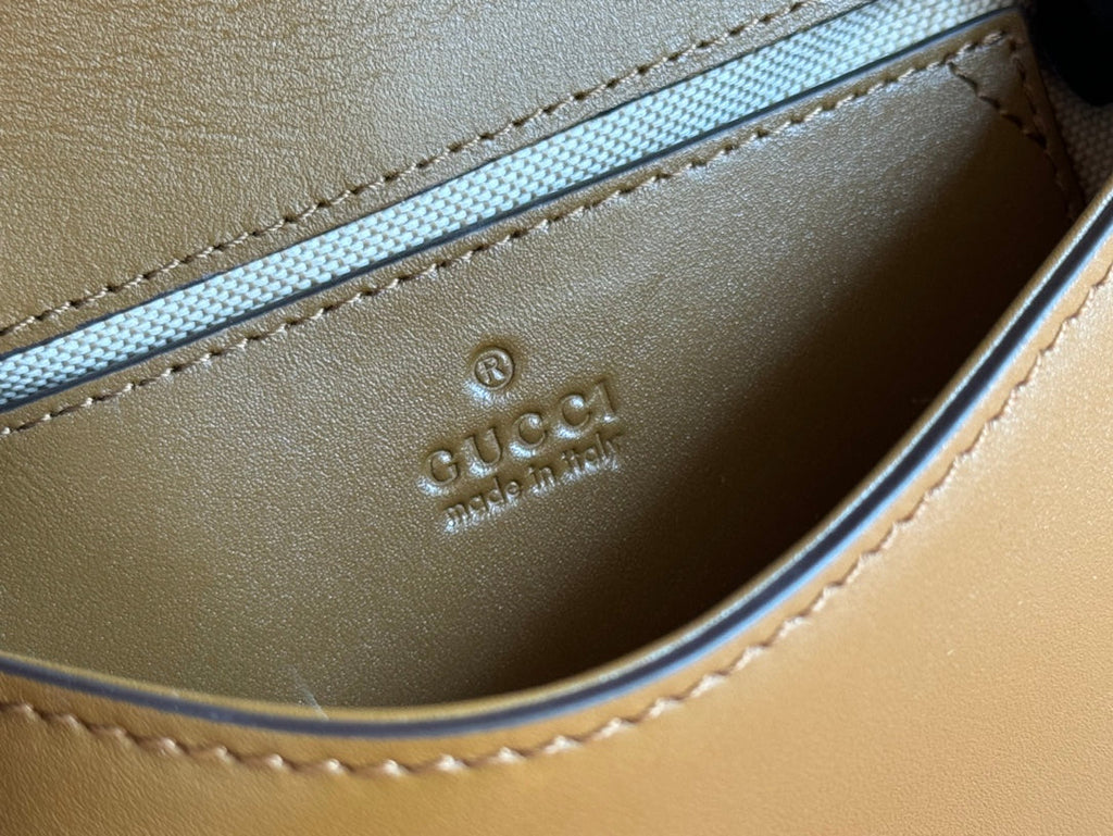 Gucci Blondie Small Shoulder Bag 26 Brown Suede Calfskin 272178