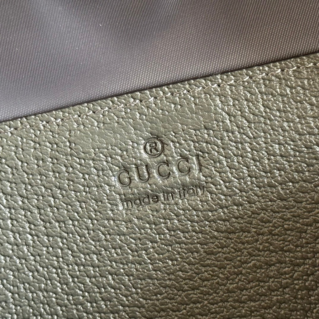 GG Ophidia Small Crossbody Bag Dusty Blue  GG Monogram Fabric 272073