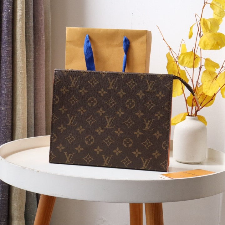 LV M83547 Poche Toilette Brown Monogram Canvas