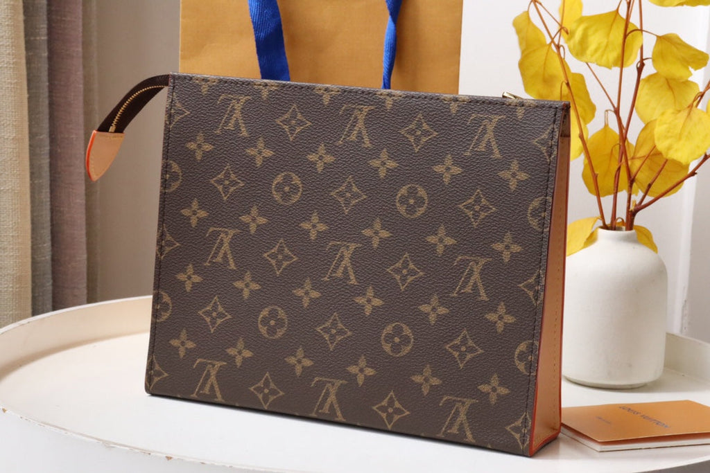 LV M83547 Poche Toilette Brown Monogram Canvas