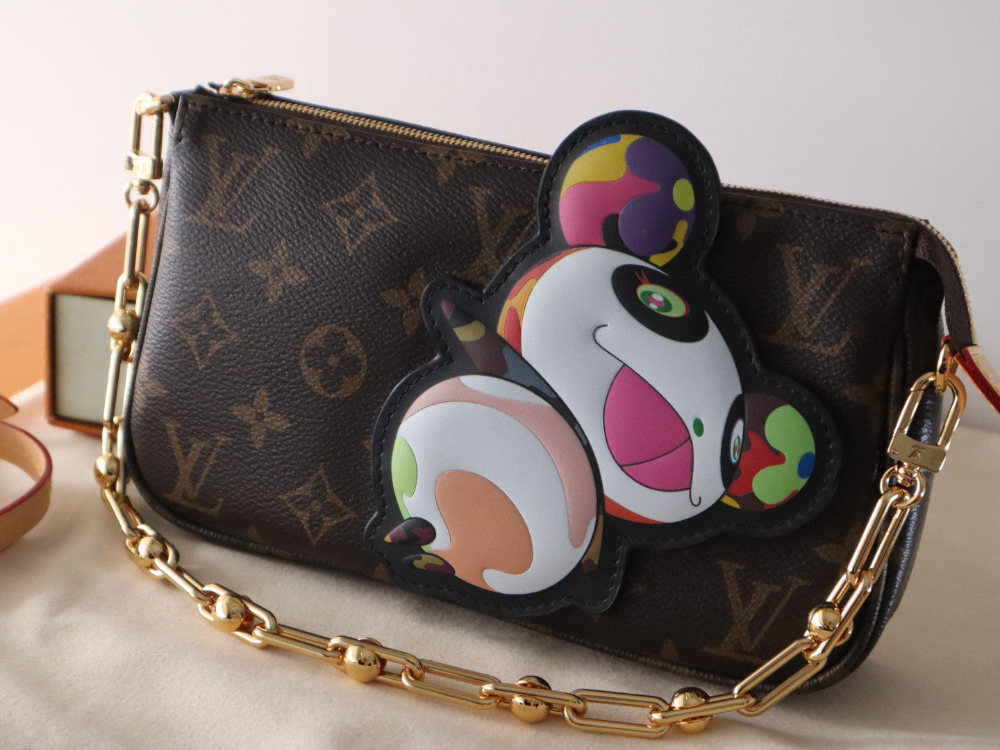 LV x TM M13440 Pochette Accessoires 22cm Brown Monogram Canvas GHW