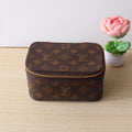 LV M43689 Packing Cube PM Brown Monogram Canvas & Cowhide