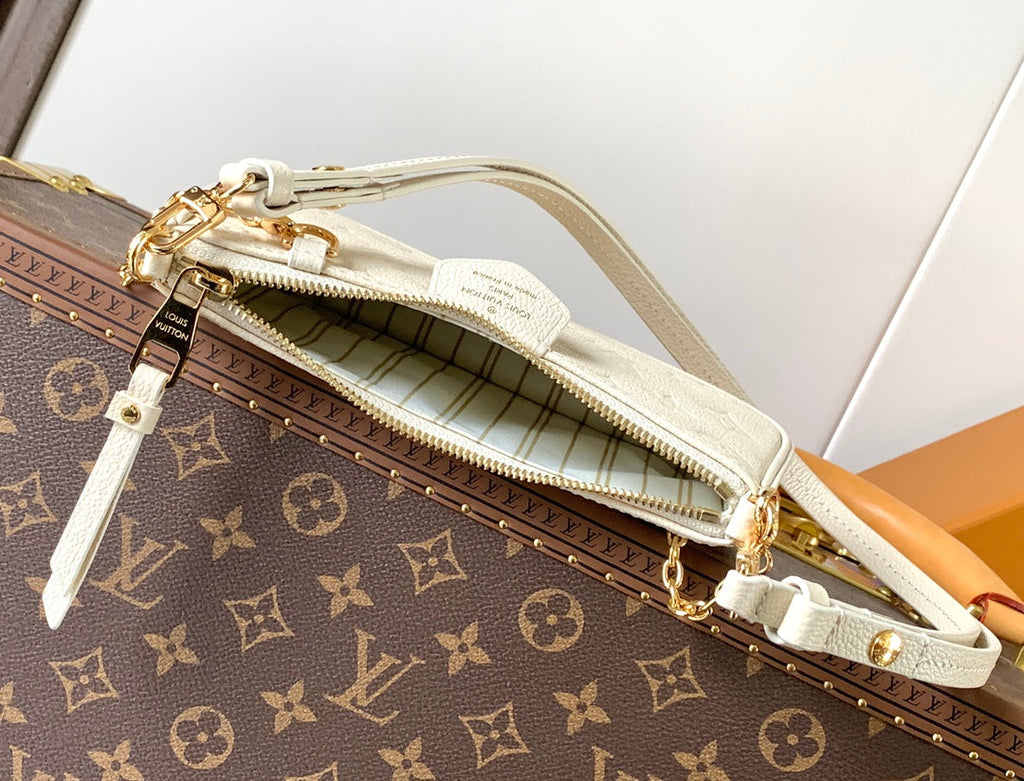 LV Easy Pouch On Strap White Embossed Monogram Empreinte Cowhide 251749