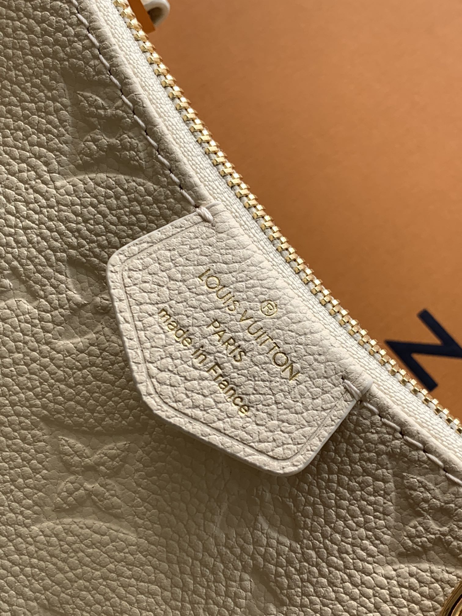 LV Easy Pouch On Strap White Embossed Monogram Empreinte Cowhide 251749