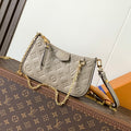 LV Easy Pouch On Strap Tourterelle Beige Embossed Monogram Empreinte Cowhide 251751