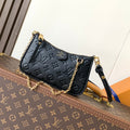 LV Easy Pouch On Strap Black Embossed Monogram Empreinte Cowhide 251753