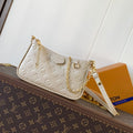 LV Easy Pouch On Strap Off White Embossed Monogram Empreinte Cowhide 251755