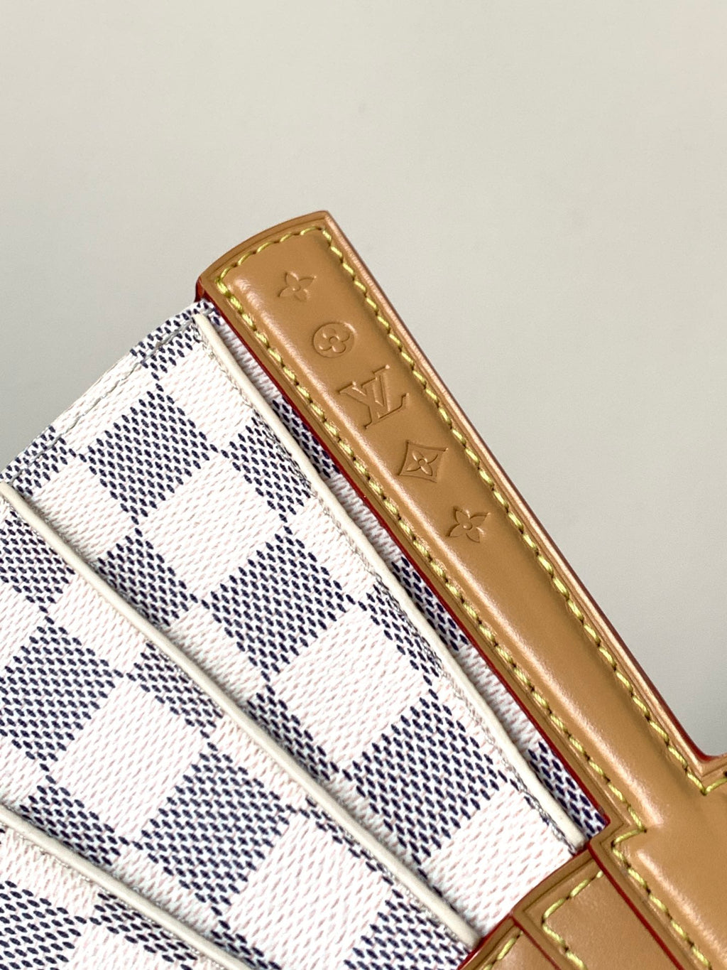 LV SS25 Fan Bag Grey White Damier Graphite 268345
