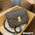 pochette metis 25 brown monogram canvas