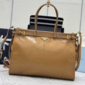 Prada Bonnie Extra-Large 42cm Brown Calfskin