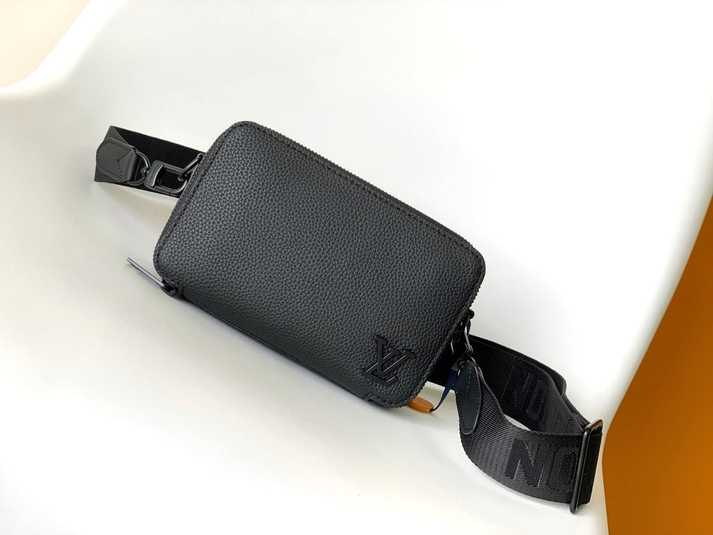 LV Nano Alpha Bag Black Cowhide 268786