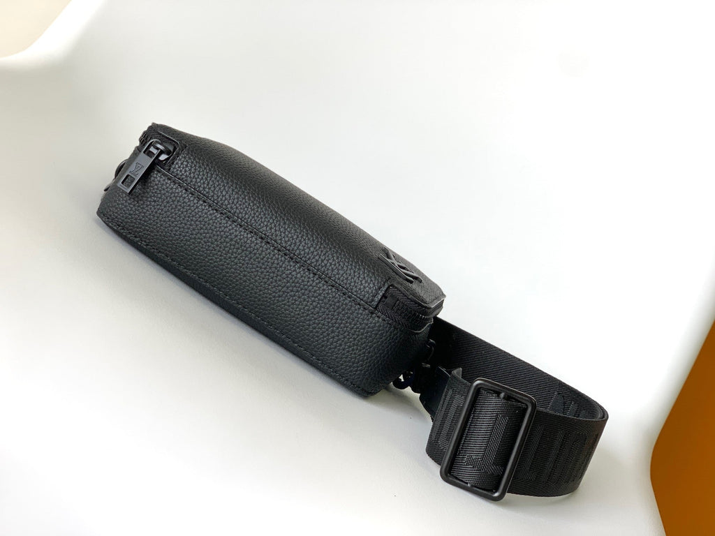 LV Nano Alpha Bag Black Cowhide 268786