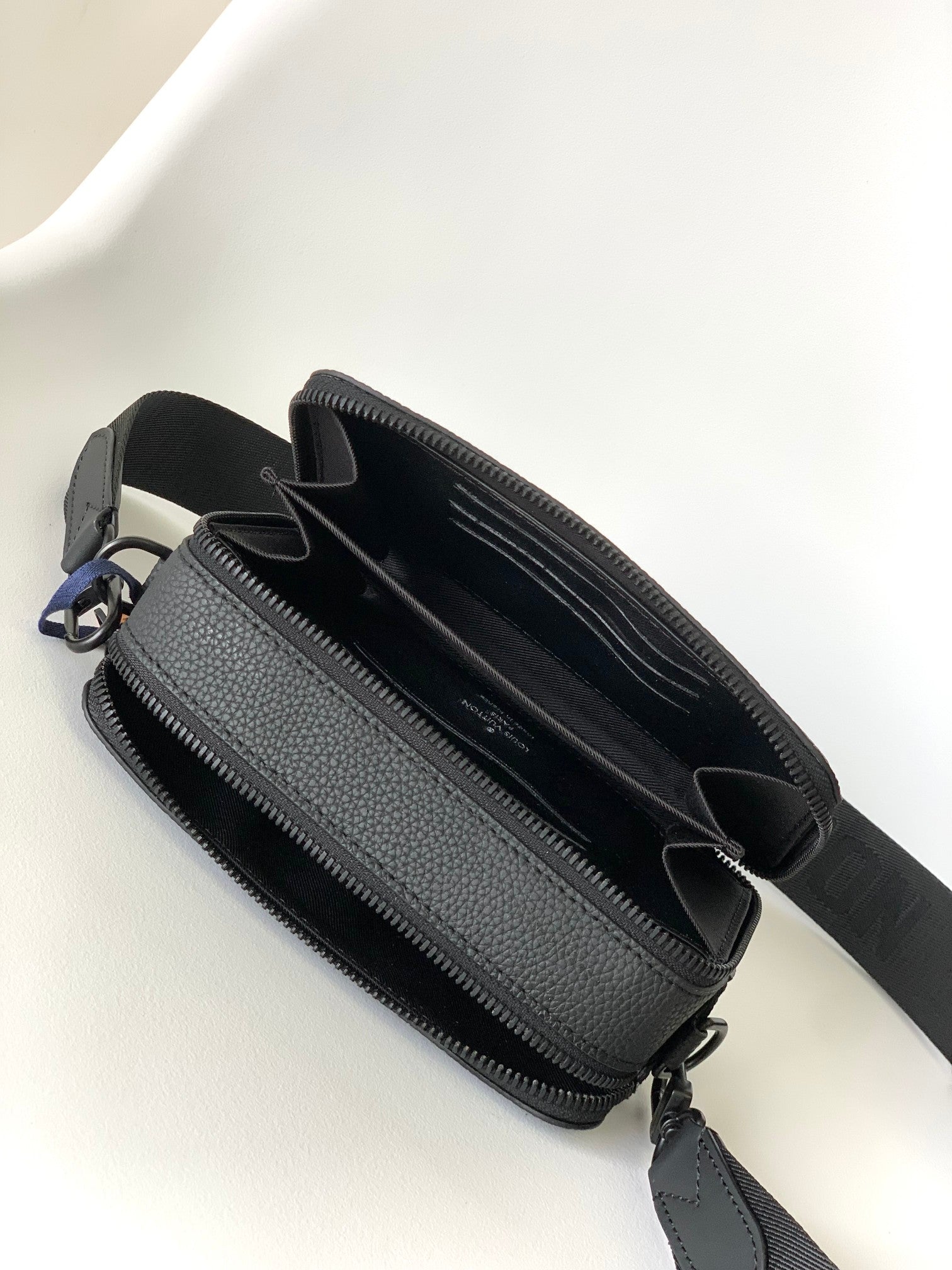 LV Nano Alpha Bag Black Cowhide 268786