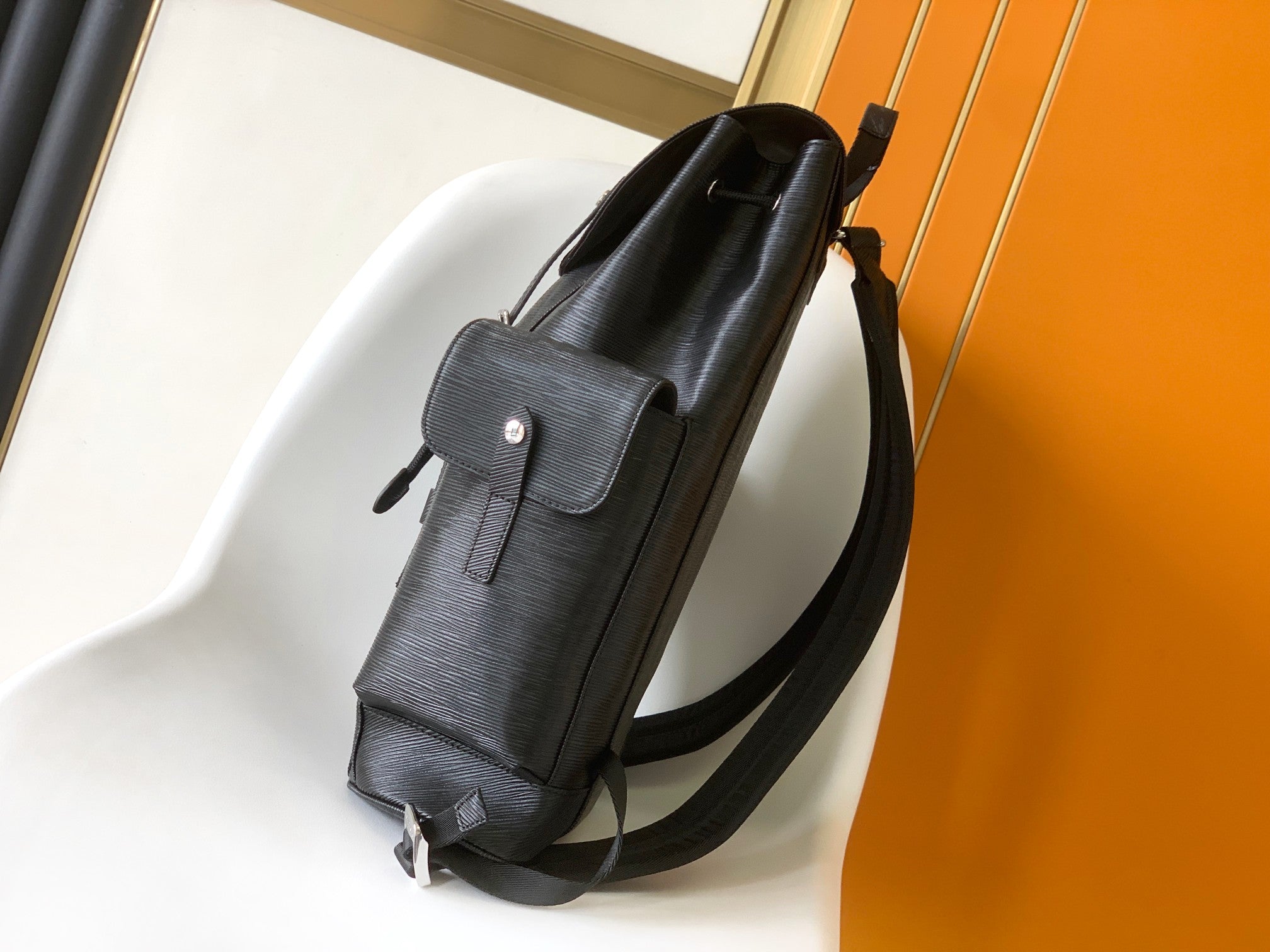 LV Christopher MM Backpack Black Epi XL Cowhide 268778