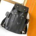 LV Christopher MM Backpack Black Epi XL Cowhide 268778