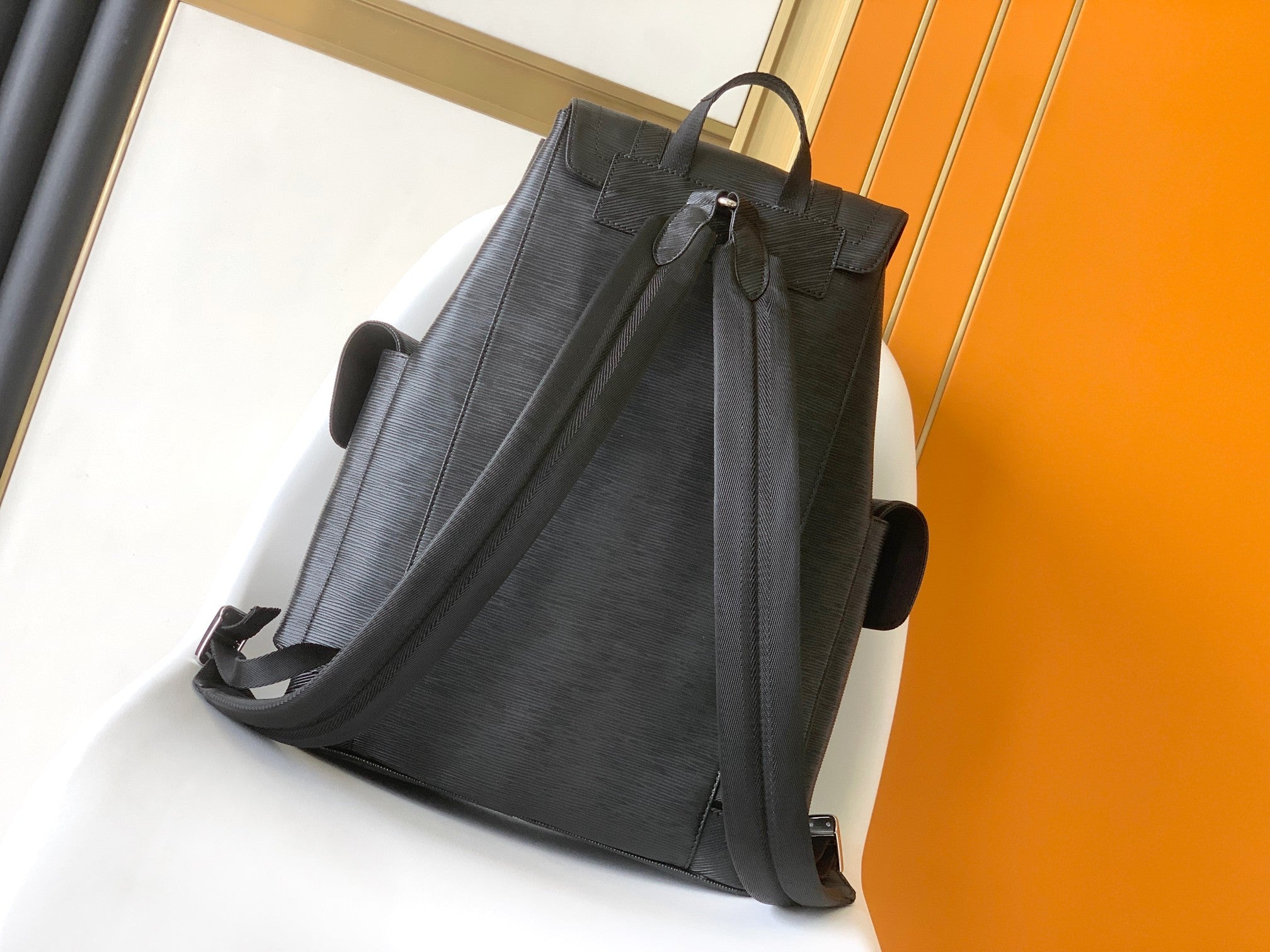 LV Christopher MM Backpack Black Epi XL Cowhide 268778