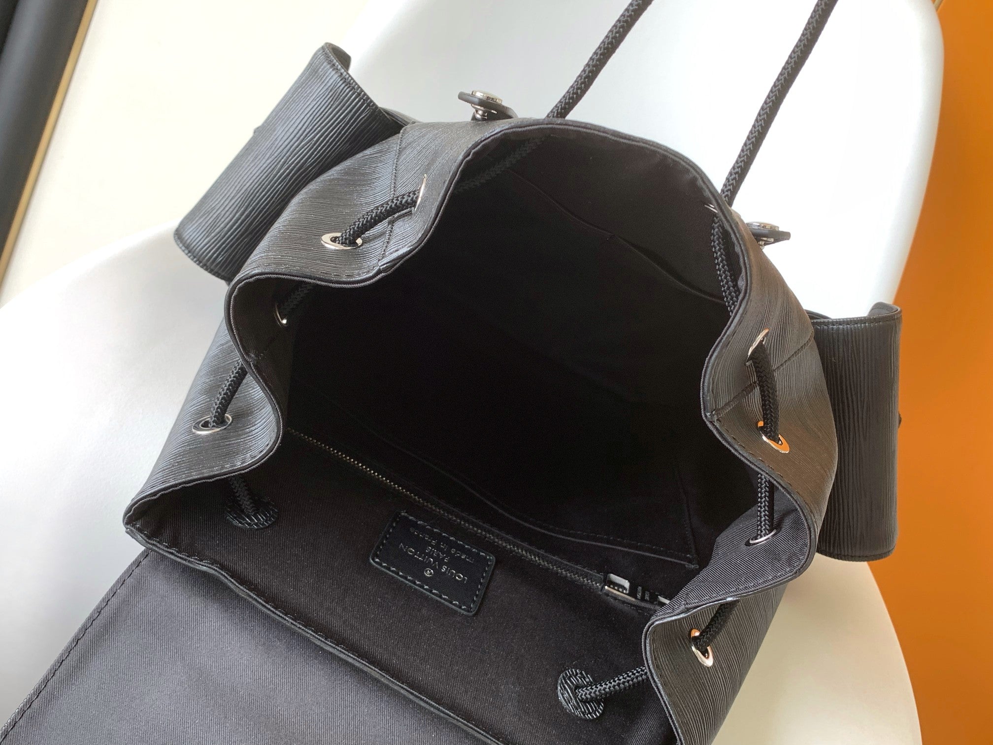 LV Christopher MM Backpack Black Epi XL Cowhide 268778